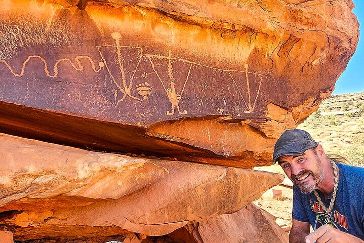 Our guide Sean-Paul is extremely knowledgeable about Petroglyphs and a whole lot of fun!